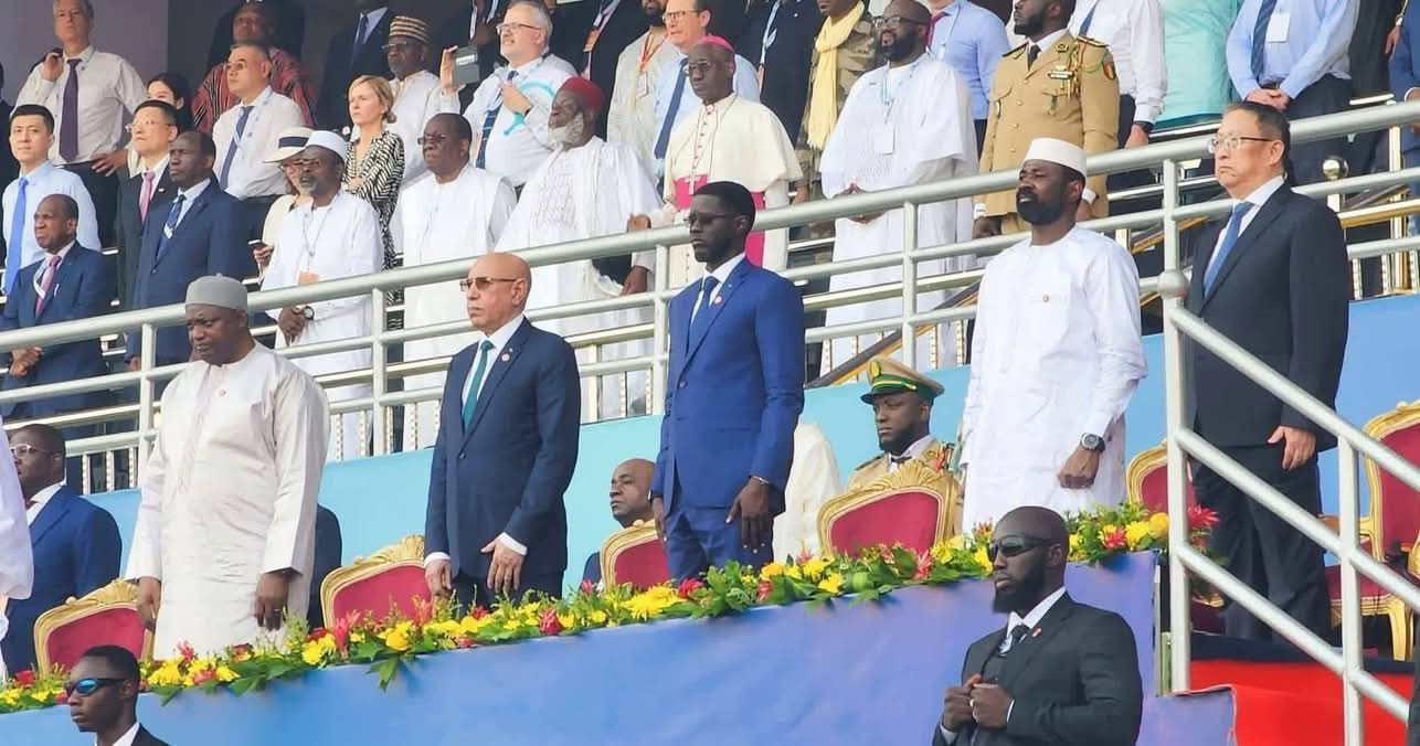 Guinée : Mamadi Doumbouya investi président, en présence d&rsquo;Assimi Goïta et de chefs d&rsquo;État africains