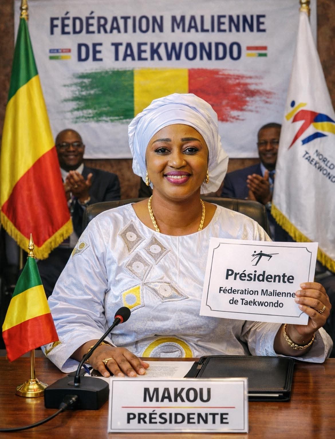 Taekwondo : Sy Aminata Makou Traoré élue présidente de la Fédération malienne