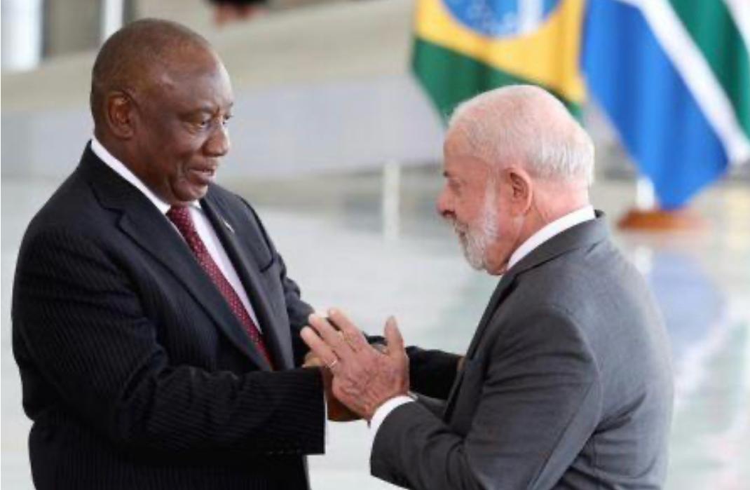 Actualité : Le président sud- africain, Cyril Ramaphosa en visite d’État au Brésil
