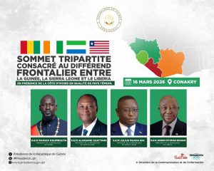 Guinée : sommet tripartite à Conakry sur le différend frontalier avec la Sierra Leone et le Libéria