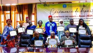 Ministère de la culture : Cérémonie de célébration du départ à la retraite des agents  de 2024