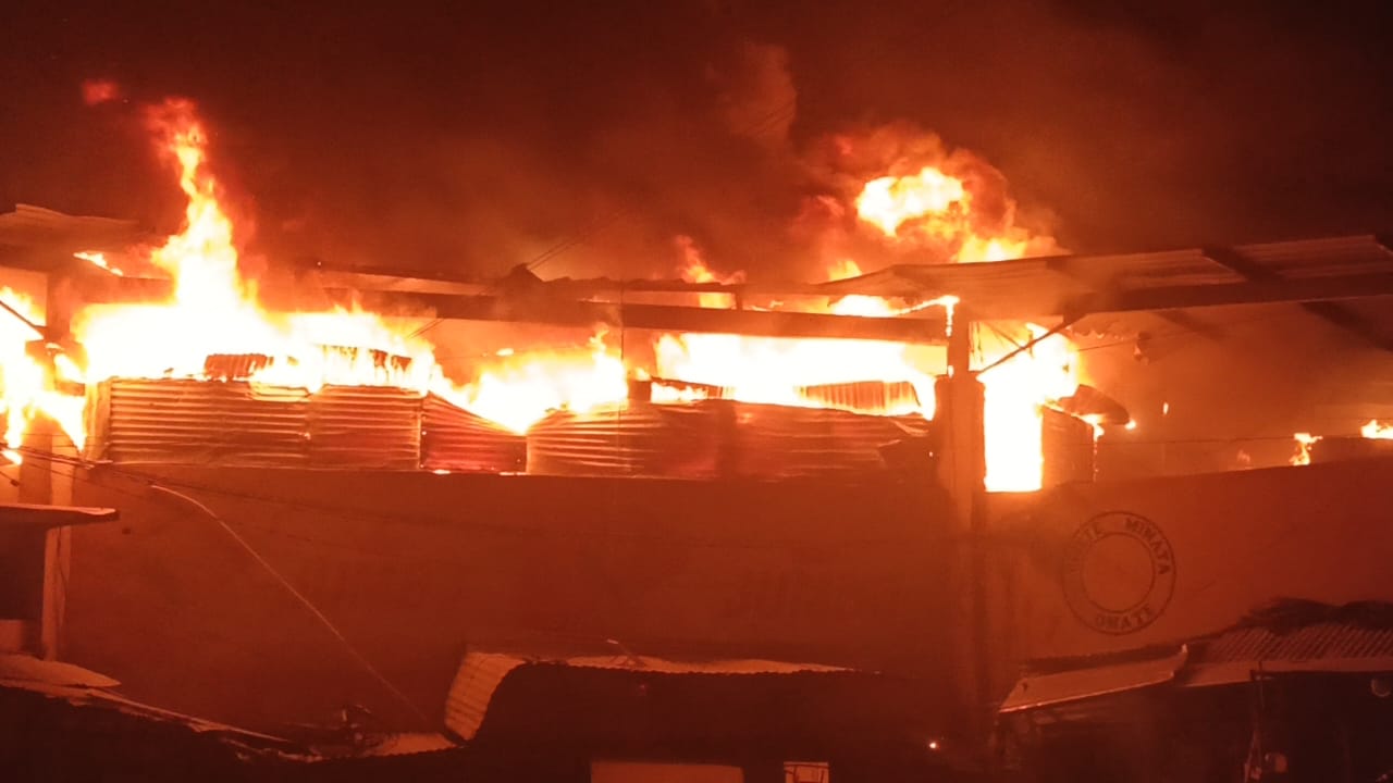 Kayes : Incendie au milieu du grand marché