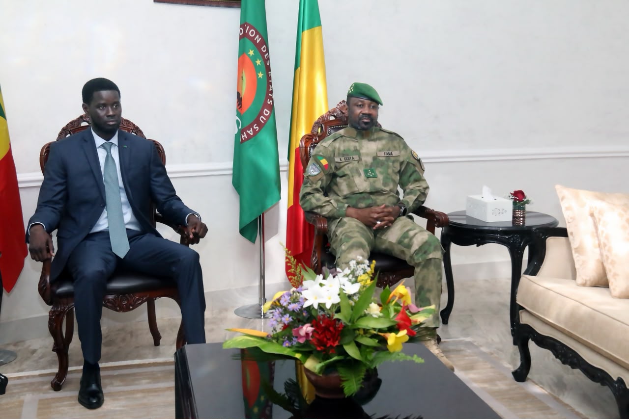 Mali : le président sénégalais Bassirou Diomaye Diakhar Faye en visite de travail et d&rsquo;amitié