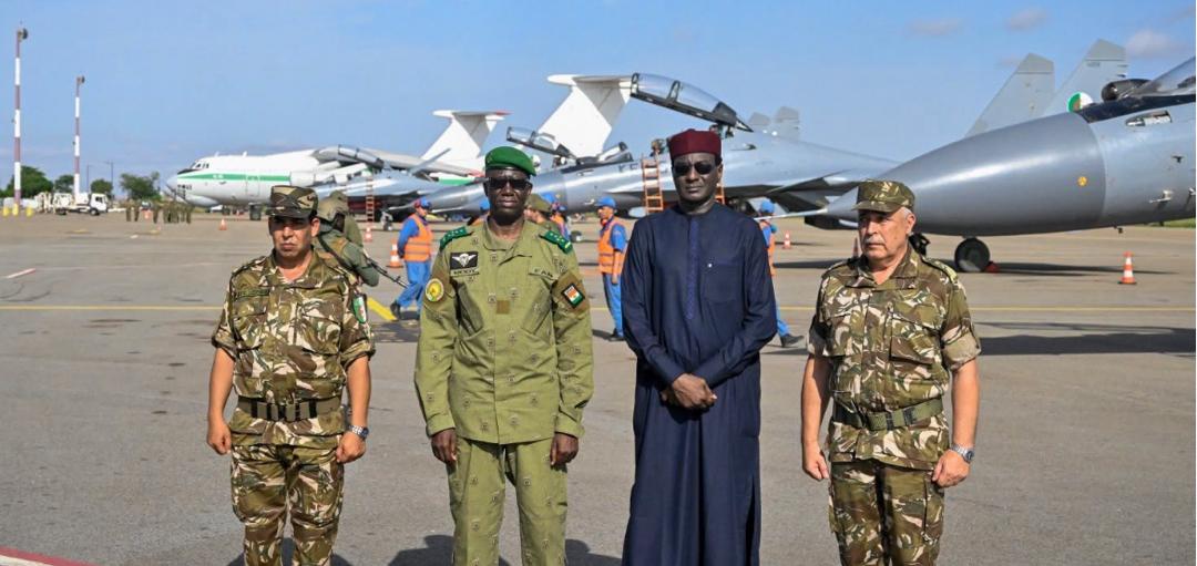 Niger -Algerie : Réception de quatre avions de chasse et d’un d’appareil ravitailleur, à Niamey