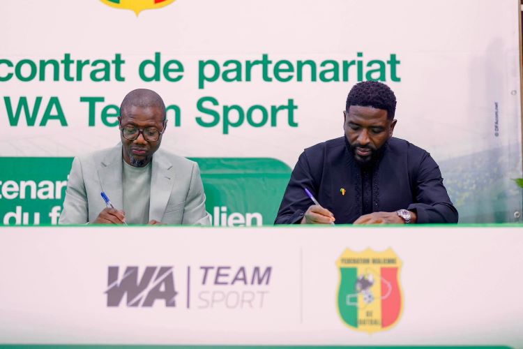 FEMAFOOT : signature d’un contrat d&rsquo;équipementier avec WA Team Sport, une marque malienne
