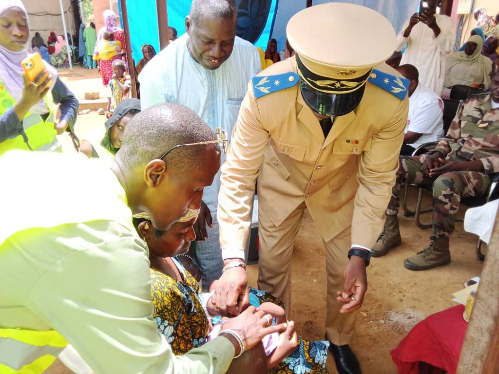 Tenenkou : la campagne de vaccination contre la poliomyélite premier passage lancée dans le district sanitaire