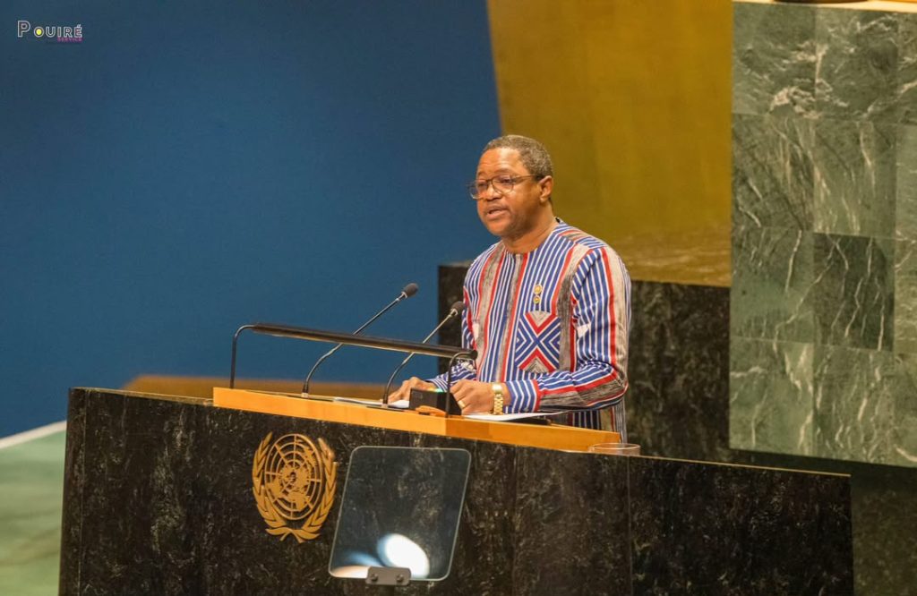 ONU : le Burkina Faso appelle à condamner les soutiens au terrorisme