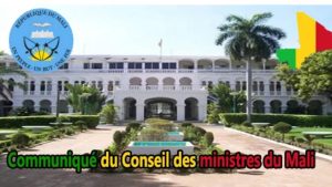 Communiqué du conseil des ministres du vendredi 11 septembre 2026