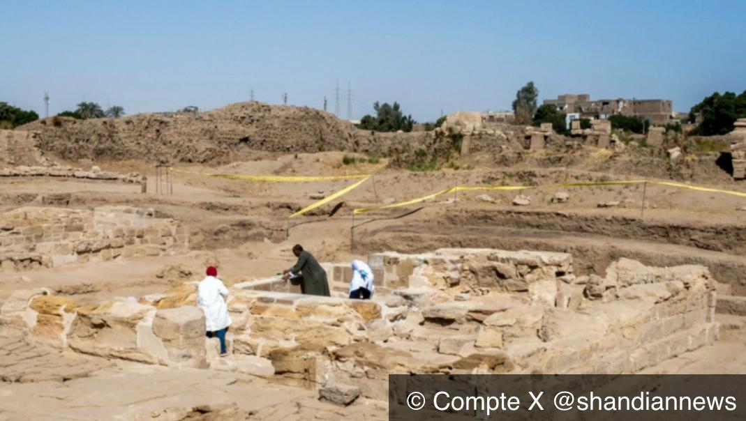 Égypte : une mission égypto-chinoise découvre des vestiges près du temple de Sekhmet