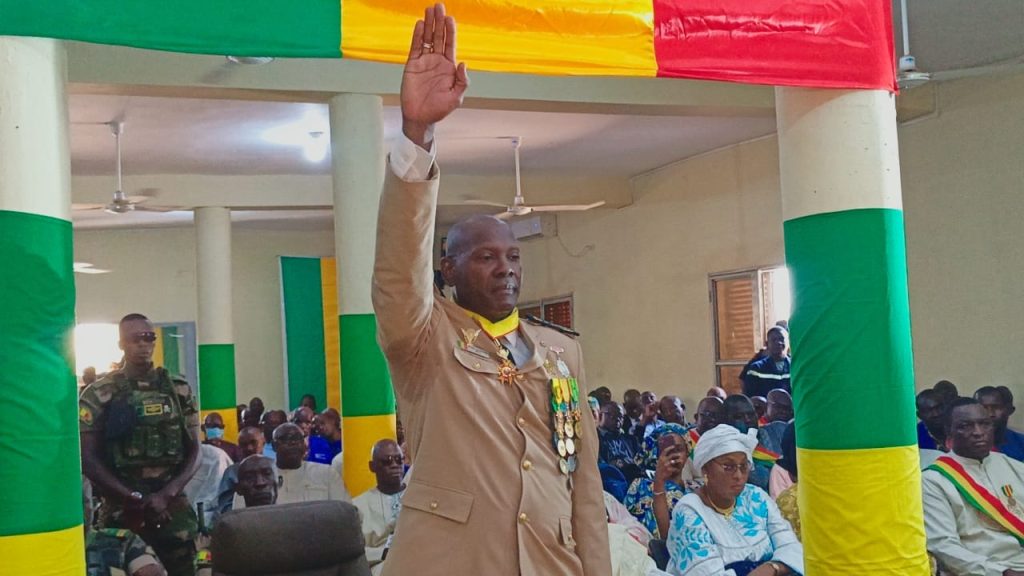 Dioila : le Général de division Kèba Sangaré installé officiellement dans ses fonctions de gouverneur