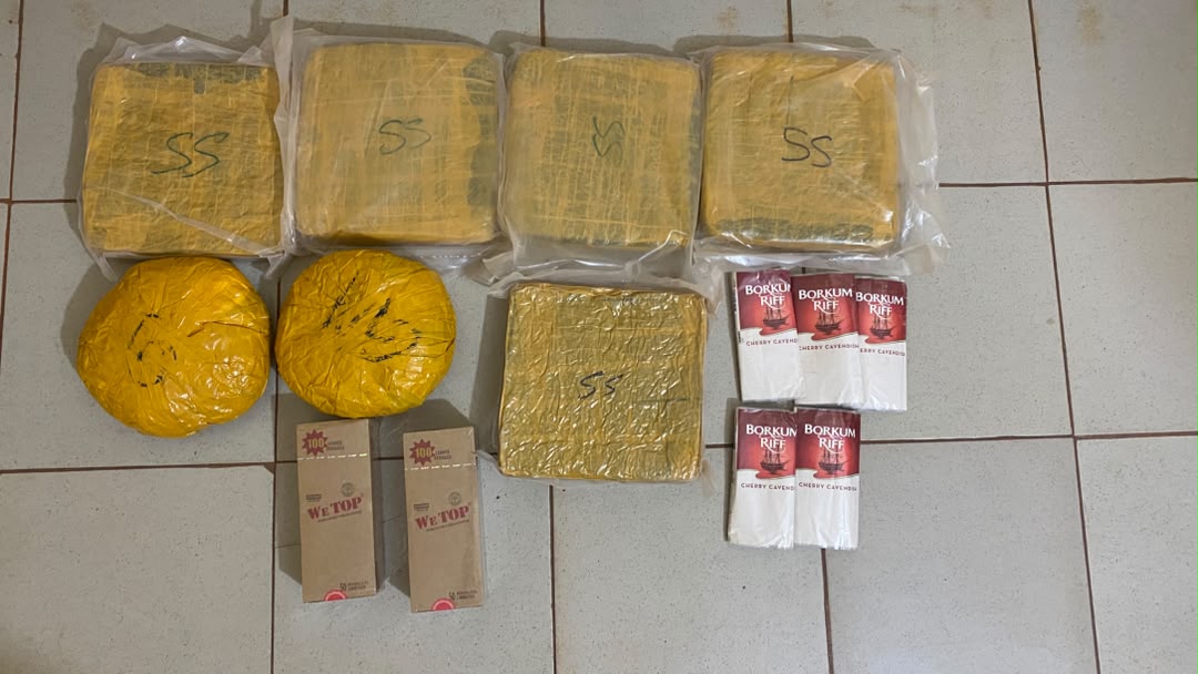 Kati : Sept briques de cannabis saisies par la gendarmerie