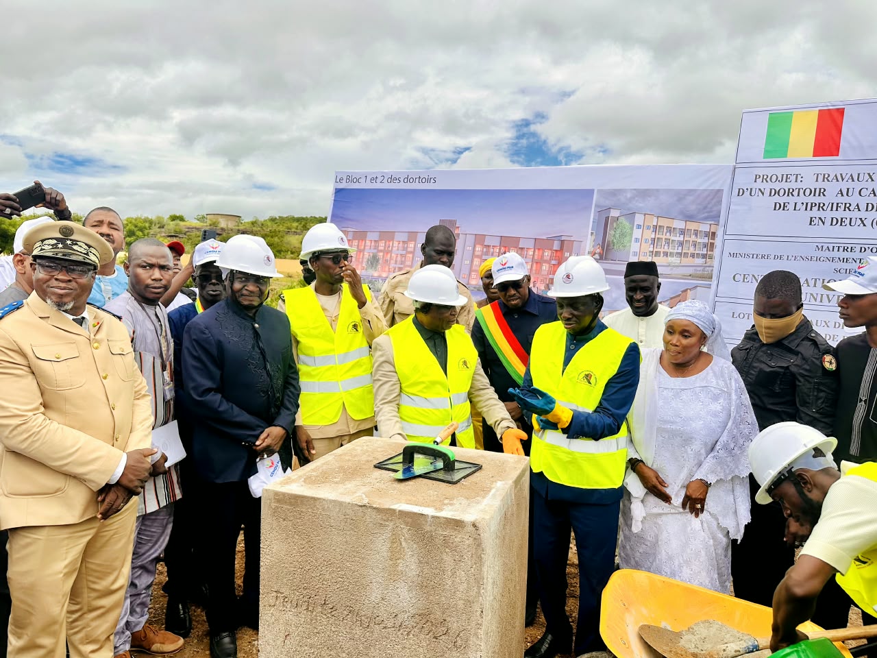 IPR/IFRA de Katibougou : le ministre Kansaye lance les travaux d&rsquo;une résidence de 528 places