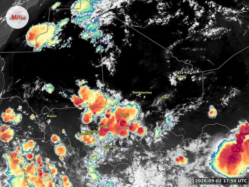Mali : des orages et de fortes pluies annoncés dans plusieurs régions