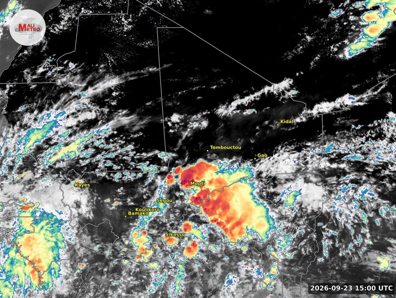 Mali : des orages, pluies et vents forts en cours dans plusieurs régions