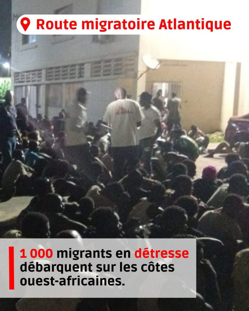 Route migratoire atlantique : 1 046 survivants débarquent en Mauritanie et au Sénégal