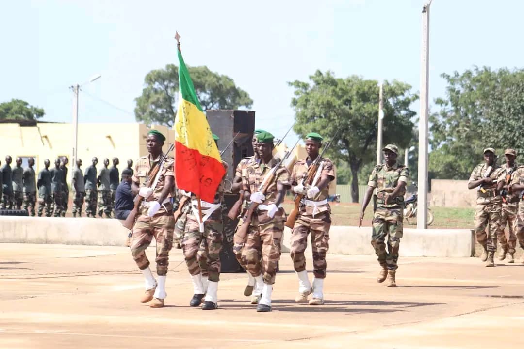 Bougouni : Sortie du 82ème régiment blindé de la formation de base du contingent 2025
