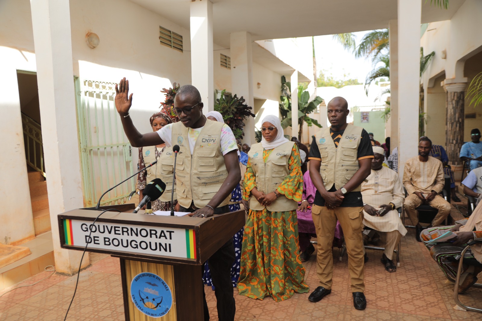 Bougouni :  Le centre national pour la promotion du volontariat (CNPV) octroi cinq volontaires à la région
