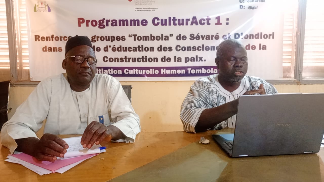Mopti : Point presse sur le lancement des activités de l’initiative de relance des groupes Tombola