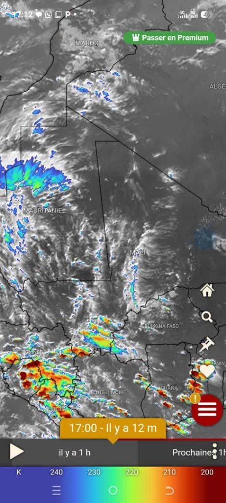 Mali : des orages isolés attendus dans plusieurs régions et à Bamako